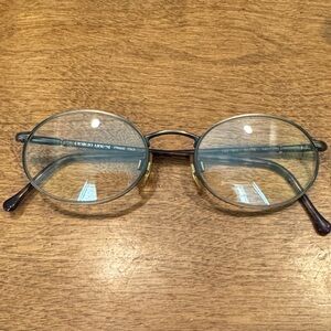 Giorgio Armani Oval Glasses with Tortoise Frame